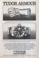 Tudor Watch Vintage Classic Luxury Ad Reprint – 11x14 Glossy Printed Photo picture