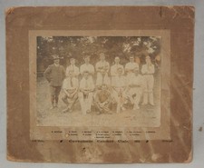 A Superb OLD PHOTOGRAPH of Cavenham CRICKET TEAM Suffolk England circa 1919 picture