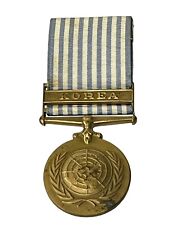 United Nations Military Korean War Service Medal, Ribbon & Bar 1950's picture