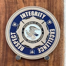 Federal Bureau of Prisons FDC Honolulu Double Sided Challenge Coin  W#33 picture