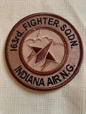 USAF / US Air Force 163d FIGHTER SQDN - DESERT SUBDUED PATTERN ... MINT ....  X picture