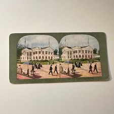 The Michigan State Building Artistical Simplicity Antique Stereoview Card 5H6-4 picture