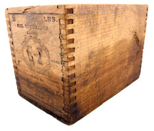 1902 Antique Wood Box E-Z Welding Compound Anti Borax Compound Fort Wayne IN picture