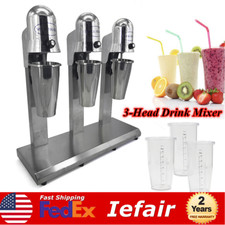 540W Milkshake Maker Milkshake Machine Triple Head Malt Maker Stainless Steel picture