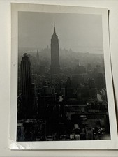 ORIGINAL Photo 1940 Aerial Manhattan NY EMPIRE State Building Harold Roth Style picture