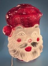 Rare Vintage Santa Claus Head Blow Mold Fleer Dubble Bubble picture