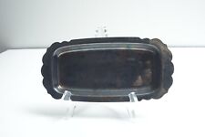 WM Rogers Silverplate Butter Dish Tray Silver Plated 9.75