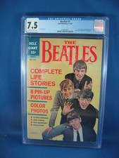 BEATLES 1 CGC 7.5 DELL GIANT SCARCE 1964 picture