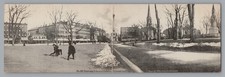 Vintage 1906 Worcester Mass Civil War Soldiers Monument Folding Mail Card Rare picture