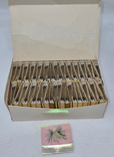 VINTAGE SEASON'S GREETINGS PINE CONES MATCHBOX COVERES FULL MATCHES LOT OF 49 picture