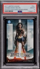 PSA 10 - 2017 JUSTICE LEAGUE japan MOVIE THEATRE TICKET d.c. comics WONDER WOMAN picture