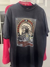 Vintage Harley Davidson American Heritage Tshirt Black Size Xl picture