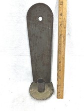 antique tin candle sconce 10.5 x 2.75 original very good original 18th 19thc picture