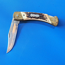 Vintage Uncle Henry LB8 Bear Paw Folding Pocket Knife picture