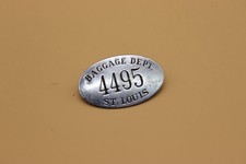 Vintage Baggage Dept. St. Louis Badge 4495 picture