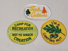 70's Vintage Patches Lot Camping Scouting Hiking Etc. picture