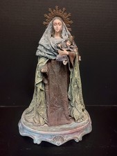 Vintage Soft Sculpture Madonna & Child 14