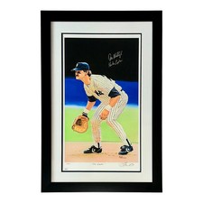 Don Mattingly Autographed Framed 21x31 Litho - JSA picture