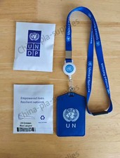 UN Emblem Blue Lanyard / badge holder Chinese ARMY PLA Peace Keeping Force picture