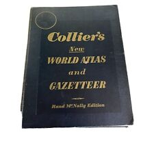 Collier's World Atlas and Gazetter 1953 Rand McNally Edition picture