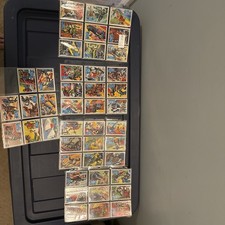 1989 Topps BATMAN 1966 BLUE Bat REISSUE 1989 / 44 Card Mint Set. Cards Only picture