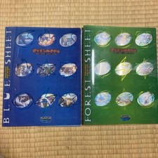 Pokemon Card PokePark 2005 Premium File Blue Sheet Forest Sheet Set Japanese picture