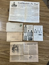 Antique 1920s Advertising Mahler Co Electrical Apparatus Hair Removal Paper Lot picture