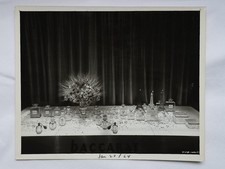 1964 Baccarat Crystal Advertising Photo Mid Century Modern Store Display RARE #5 picture