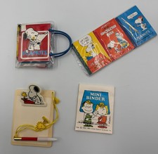 Vintage 1980s Peanuts Snoopy Butterfly Originals Mini Stationery Lot Hong Kong picture