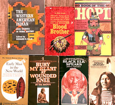 7 NATIVE AMERICAN SUPER  CLASSIC BOOKS-GOOD COND.-SEE TITLES-GOOD VALUE-L OT #F picture