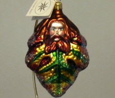 Vintage Christopher Radko AUTUMN OAK KING/Forest/Leaf Christmas Ornament #950230 picture