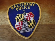 vintage BALTIMORE MARYLAND collectible  OBSOLETE shoulder  PATCH BX SP #463 picture