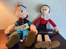 Vintage 1980s Popeye & Olive Oyl  Dolls With Tags By Presents King Features picture