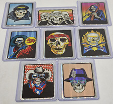 Vintage Horror Vending Machine Stickers Skull Set picture