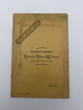 1890 Louisville Tornado Souvenir Glover Durrett Tobacco Warehouse Illustrated picture