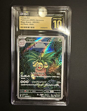 CGC Pristine 10 Pokémon Exeggutor 066/063 Mega Brave Art Rare Holo Japanese picture
