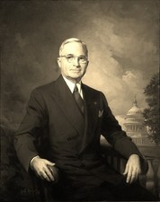 US President Harry Truman Official Portrait American History Fridge Magnet 2x3 picture