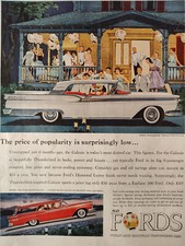 1959 Saturday Evening Post Ad 59 FORD Galaxie Club Victoria picture