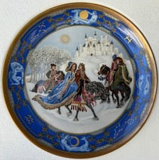 Rare Hutschenreuther Porcelain Plate AUSRITT Season of Love Germany signed picture