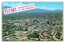 Aerial View Convention City Tucson Arizona AZ UNP Chrome Postcard A15 picture