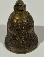 Vintage Hamburg Amerika Linie Brass Bell 1930s 2