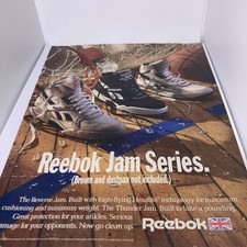 Reebok Jam Series Sneaker VTG Print Ad 1990’s 8”X11” The Reverse Jam VCG EP10 picture