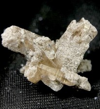 TOPAZ & BIXBYITE Crystal on Rhyolite Mineral Gem Cluster - Thomas Range, UTAH picture
