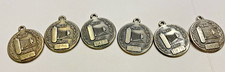 6 Vtg 1970's Eastman KODAK Employee Merit Award Charms STERLING Silver 23 grams picture