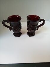VTG Avon Cape Cod 1876 Collection Irish Footed Coffee Mugs - Set of 2 picture