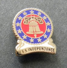 USS Independence CV-62 USn Navy Hat or Collar Lapel Pin 3/4 inch picture