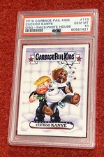 GPK Garbage Pail Kids Disg-race to the White House 113 Cuckoo Kanye Trump PSA 10 picture