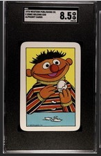 *Rare 1978 SESAME STREET Alphabet Bert Ernie Rookie Card SGC 8.5 Nm Mint picture