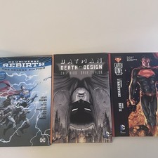 Thee Hardback Comic Bundle Superman Earth 1 Batman Death By Design And More picture