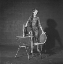 Vintage LINDA STYLES Original B&W 120 Film Negative picture